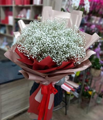 Букет цветов из: Гипсофила в Мухтолово
