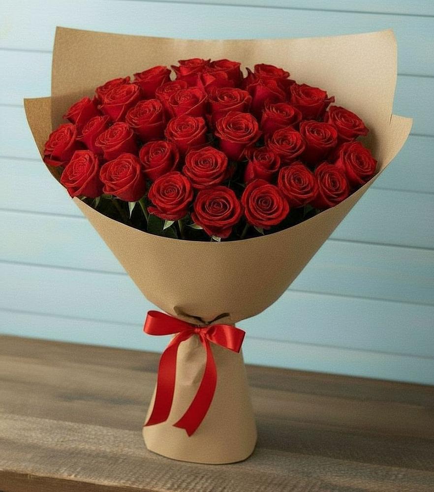 Букет Красные розы Милано в Мухтолово