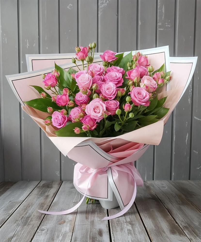 Букет Розовый кустик в Мухтолово