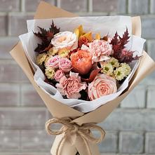 Букет цветов из:  Гвоздики, Хризантемы и Розы в Мухтолово