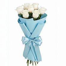 Букет 7 белых роз Проуд #REPLACE_PRED# Мухтолово