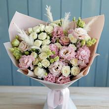 Букет цветов из:  Альстромерии и Розы #REPLACE_PRED# Мухтолово