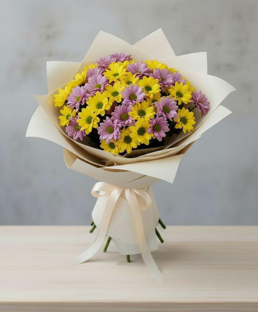 Букет цветов из: Хризантемы в Мухтолово